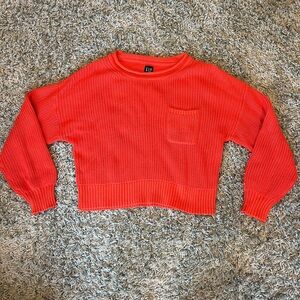 GAP Orange Knit Sweater